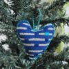 Xmas heart ornament fair trade