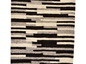 Layers Rug, Black And White