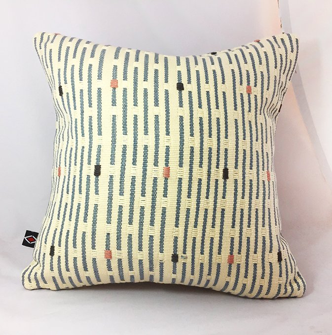 Rain Pillowcase, Denim/White