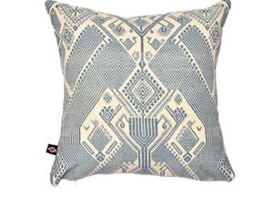 Bird Pillowcase White/Denim, 16in x 16in