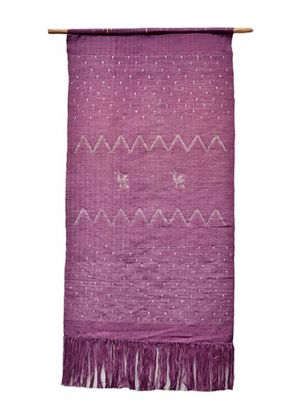 Mayan Birds Wall Art, Rose