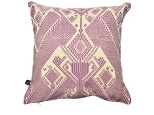 Bird Pillowcase White/Lilac, 16in x 16in