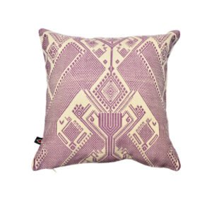 Bird Pillowcase White/Lilac, 16in x 16in