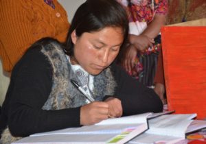 Womens weaving cooperative in Guatemala