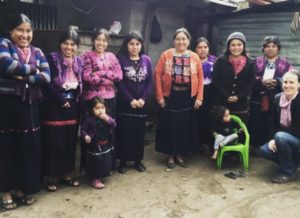 Fair trade women weavers Guatemala. Yabal Handicrafts board of directors.