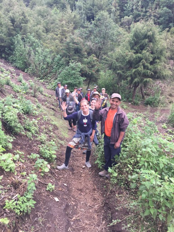 reforesting in mountains of guatemala with Yabal fair trade brand
