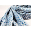 Styled ethical blue Layered shawl