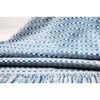 Folded blue Layered shawl