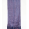 Plain view of the blue-lilac Layered shawl