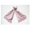 General view of the pink Layered shawl