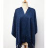 Layered shawl Midnight color design