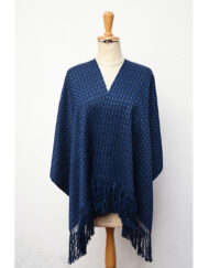 Layered shawl Midnight color design