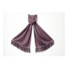 Styled black-lilac Layered shawl