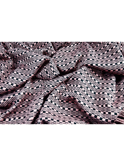 Silky soft black-lilac Layered shawl