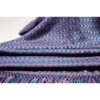 Folded Blue-lilac Layered shawl