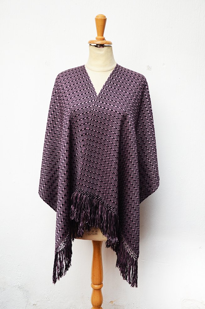 Layered Shawl, Black Pink - Imagen 3