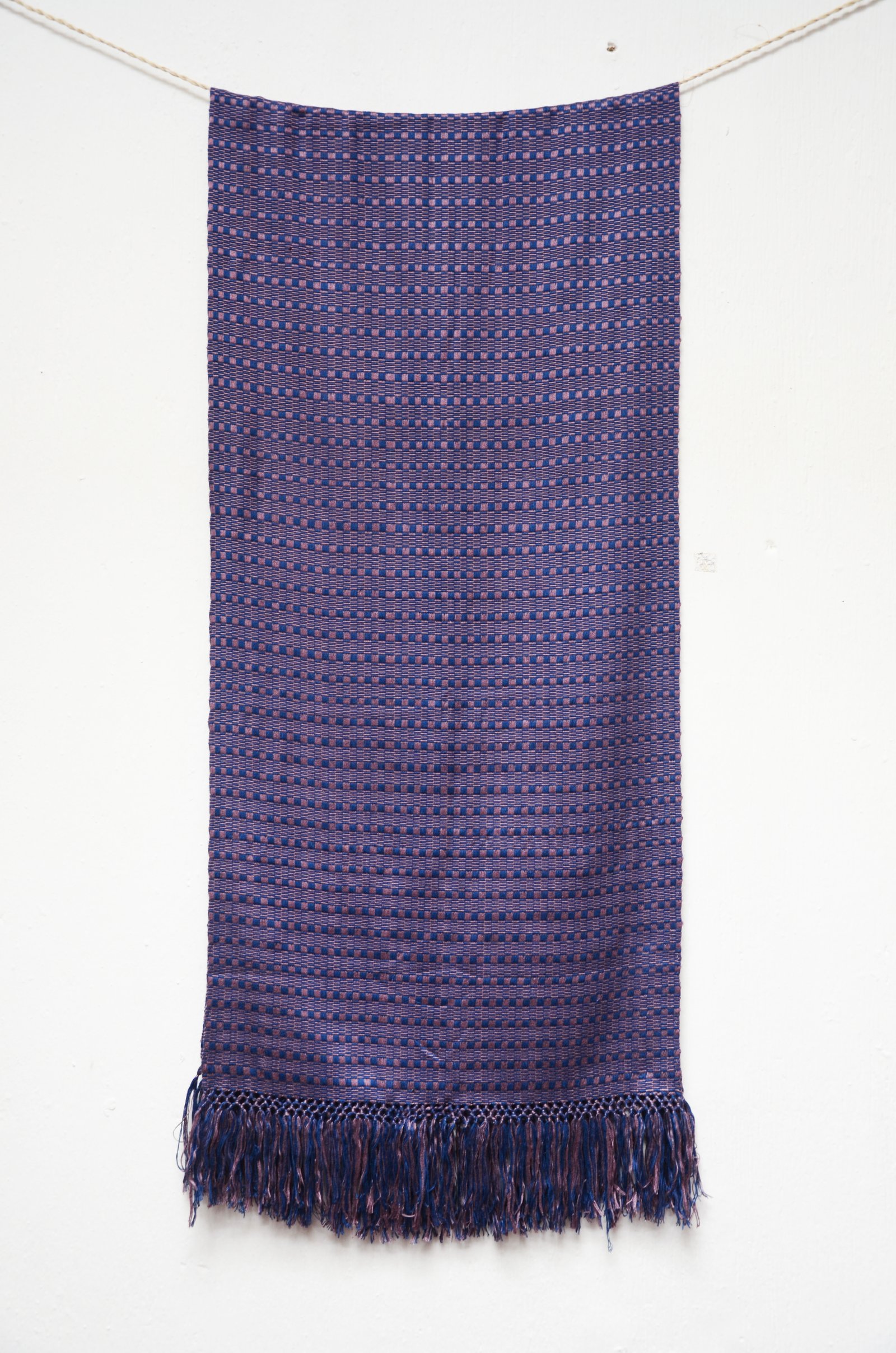 Layers Shawl, Lilac-Blue