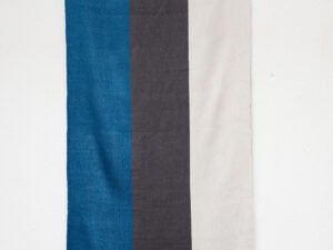 Tri-Color Shawl, Blue
