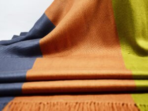Tri-Color Shawl, Tan