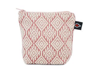 Maya Coin Purse, Pink Rose