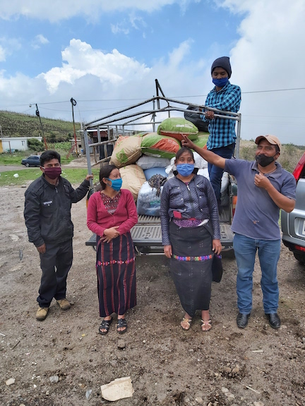 Yabal food donations in Guatemala