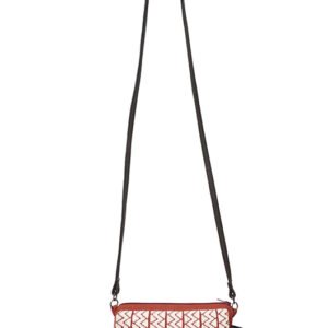 Maya Cross-Body Purse, Brick Red