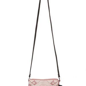 Maya Cross-Body Purse, Pink Rose