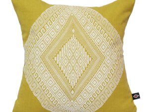 Diamond Pillowcase Mustard Yellow