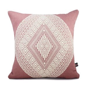 Diamond Pillowcase Pink Rose