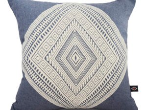 Diamond Pillowcase Denim Blue