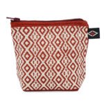 Maya Coin Purse, Brick Red