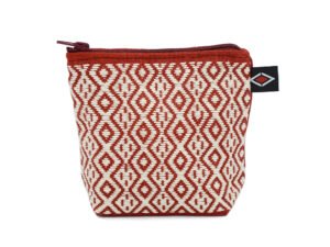 Maya Coin Purse, Brick Red
