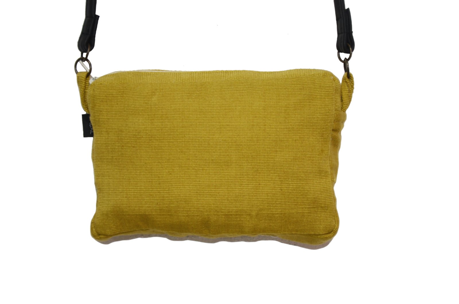 Maya Cross-Body Purse, Mustard Yellow - Image 3