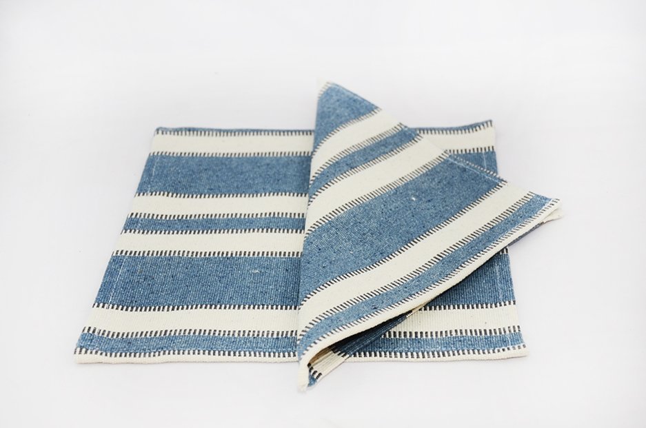Camino Napkins, Denim Blue