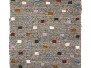 Disco Wool Rug, Gray