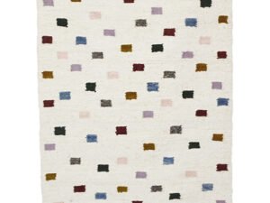 Disco Wool Rug, White