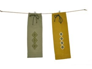 Embroidered Wine Bag w/ drawstring