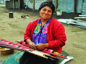 Striped Tote Bag, Pink