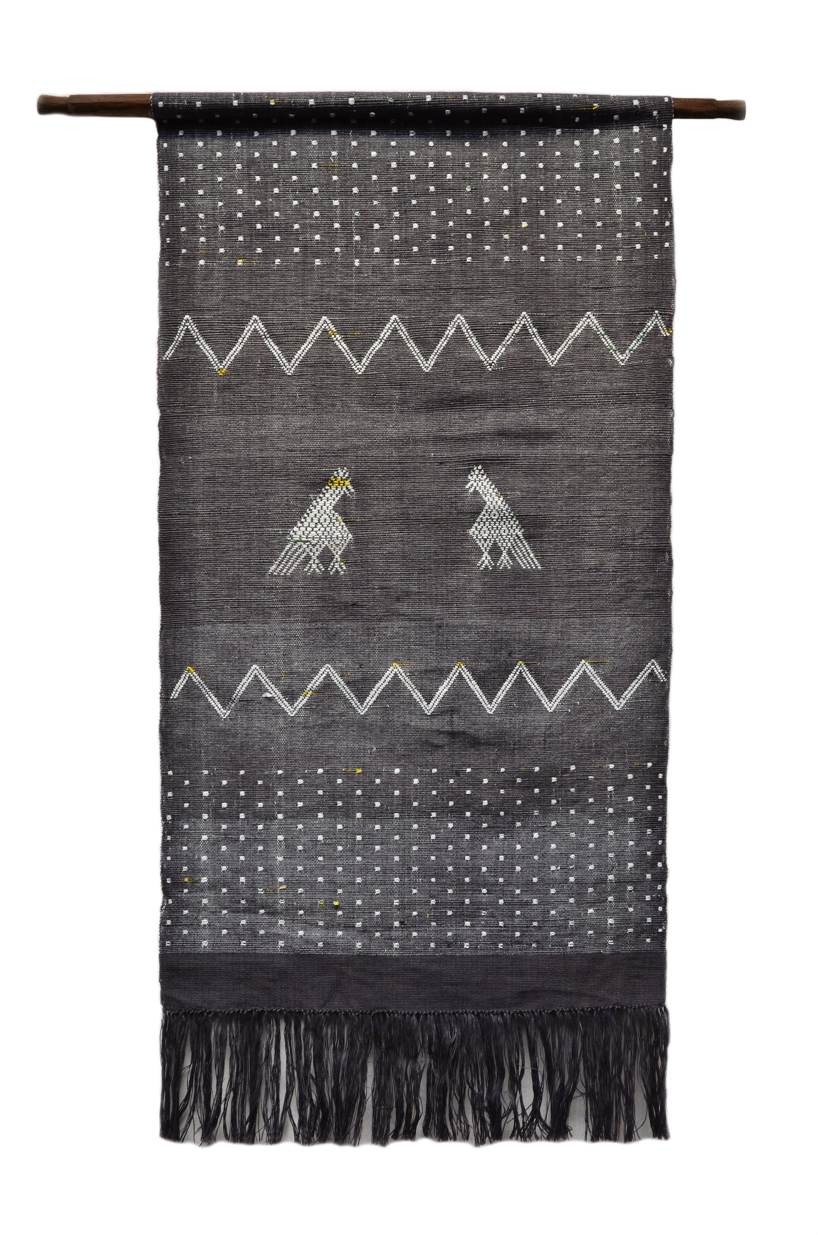 Mayan Birds Wall Art, Gray